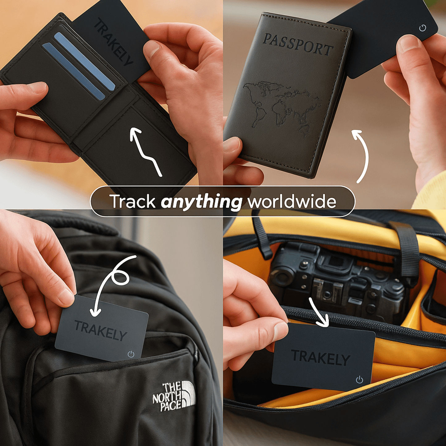 TRAKELY Tracking card