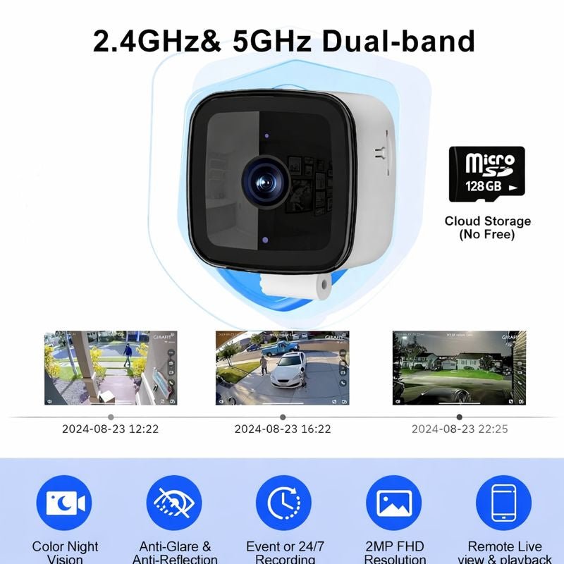 كاميرا مراقبة ذكية برؤية ليلية