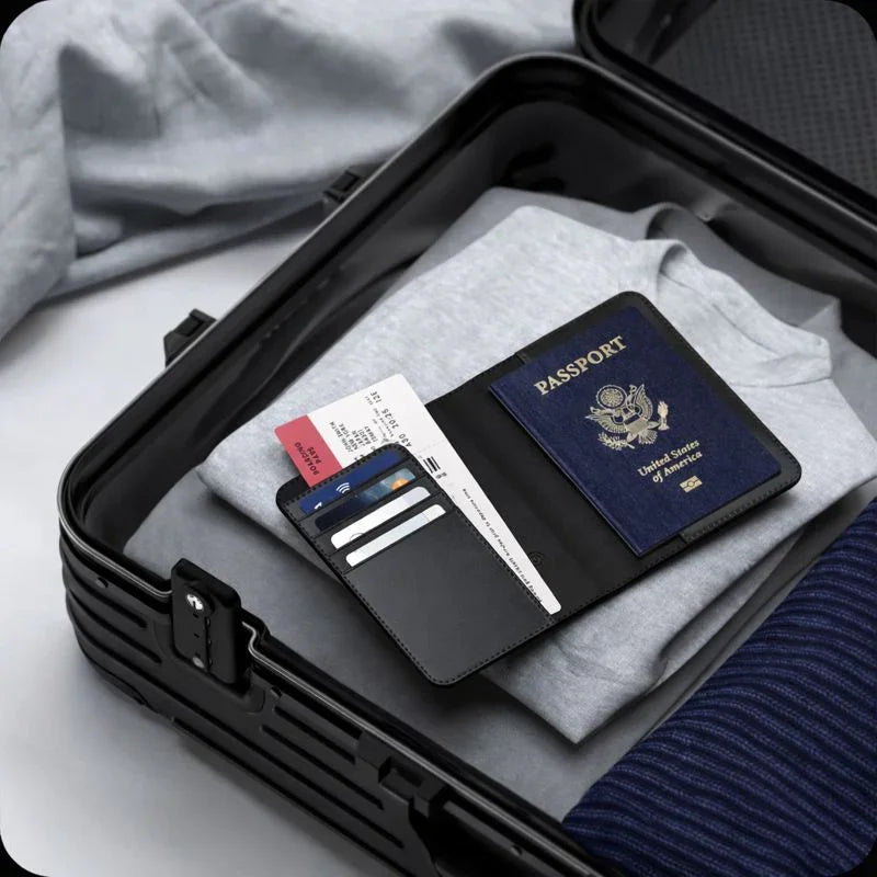 غلاف جواز السفر الذكي للتتبع – TRAKELY